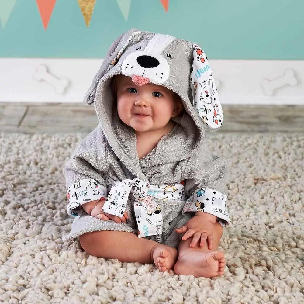 Baby Animal Hooded Bath Towel – 100% Cotton | Ages 0–12 Months