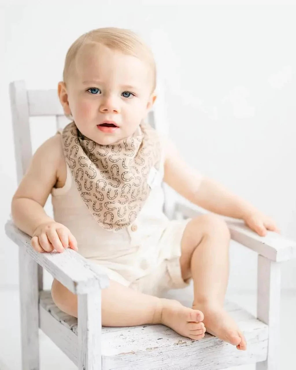 Western Bandana Bibs – 4-Pack Organic Cotton Drool Bibs