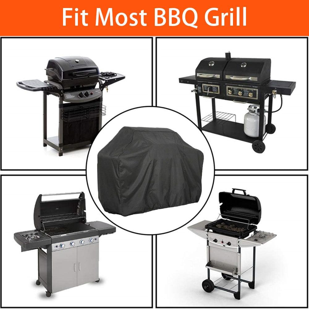 Waterproof BBQ Grill Cover – UV Resistant Universal Fit with Drawstring