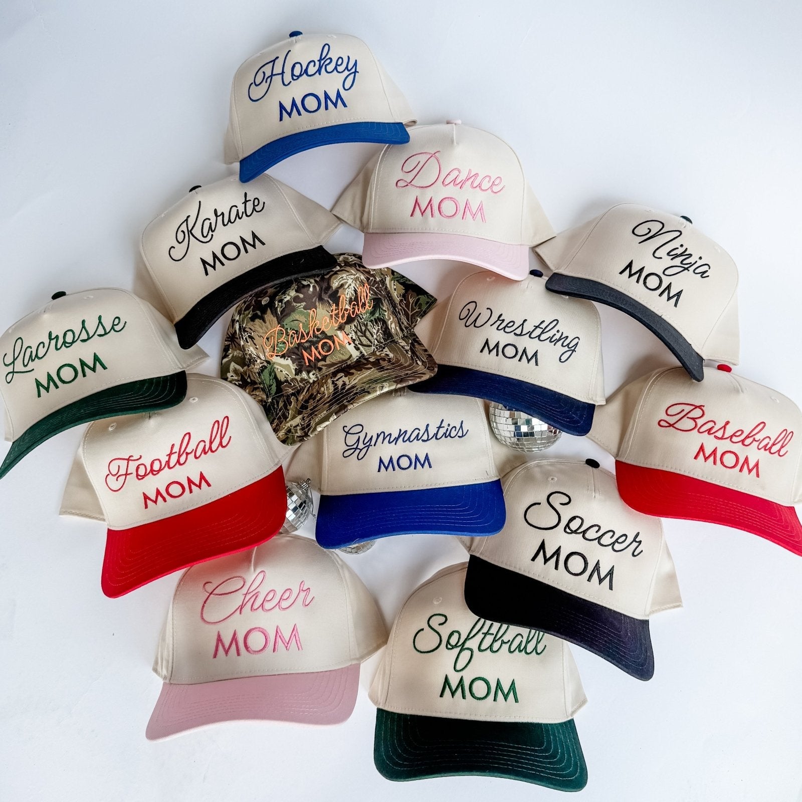 Hockey Mom Trucker Hat | Embroidered Sport Mom Cap
