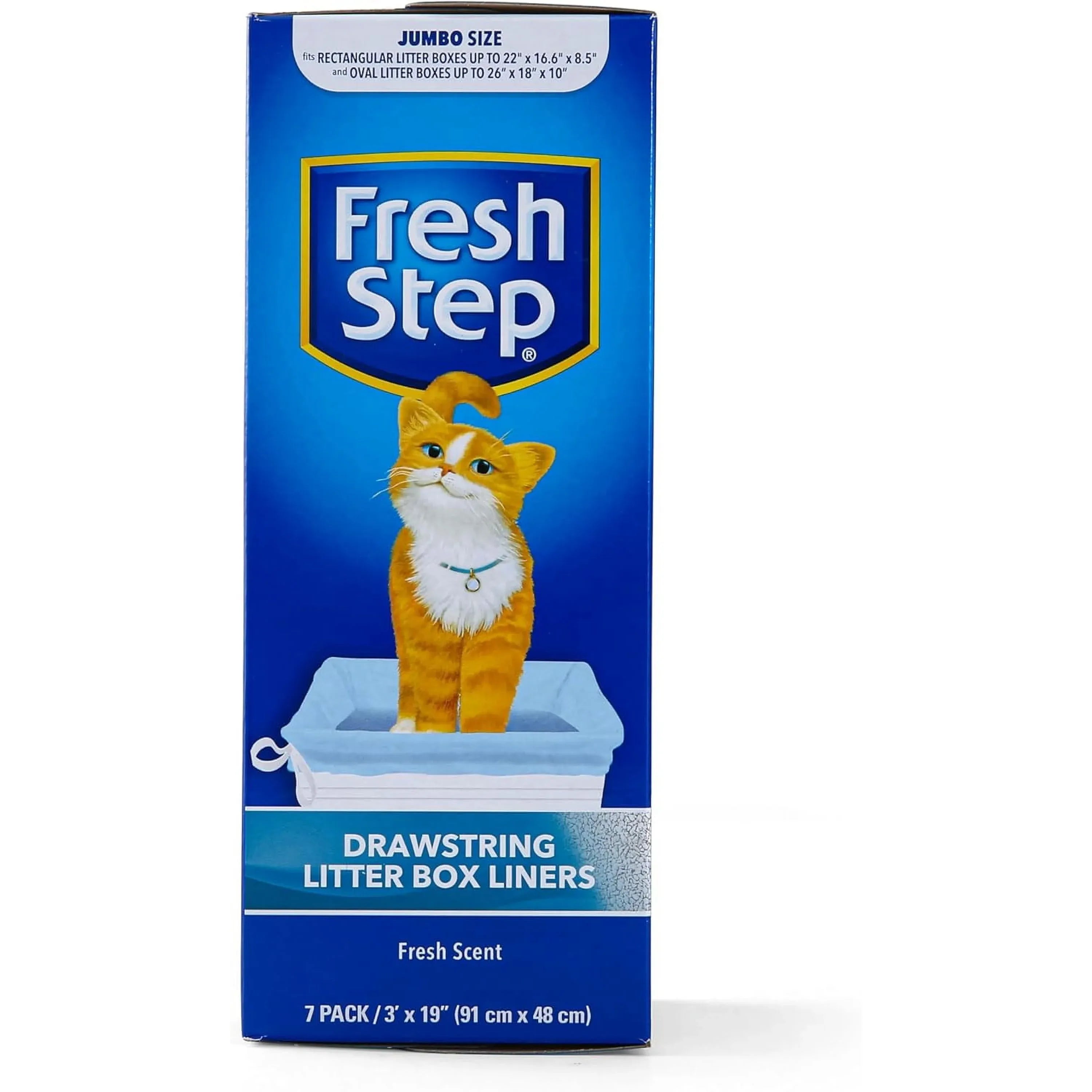 Fresh Step Drawstring Cat Litter Box Liners