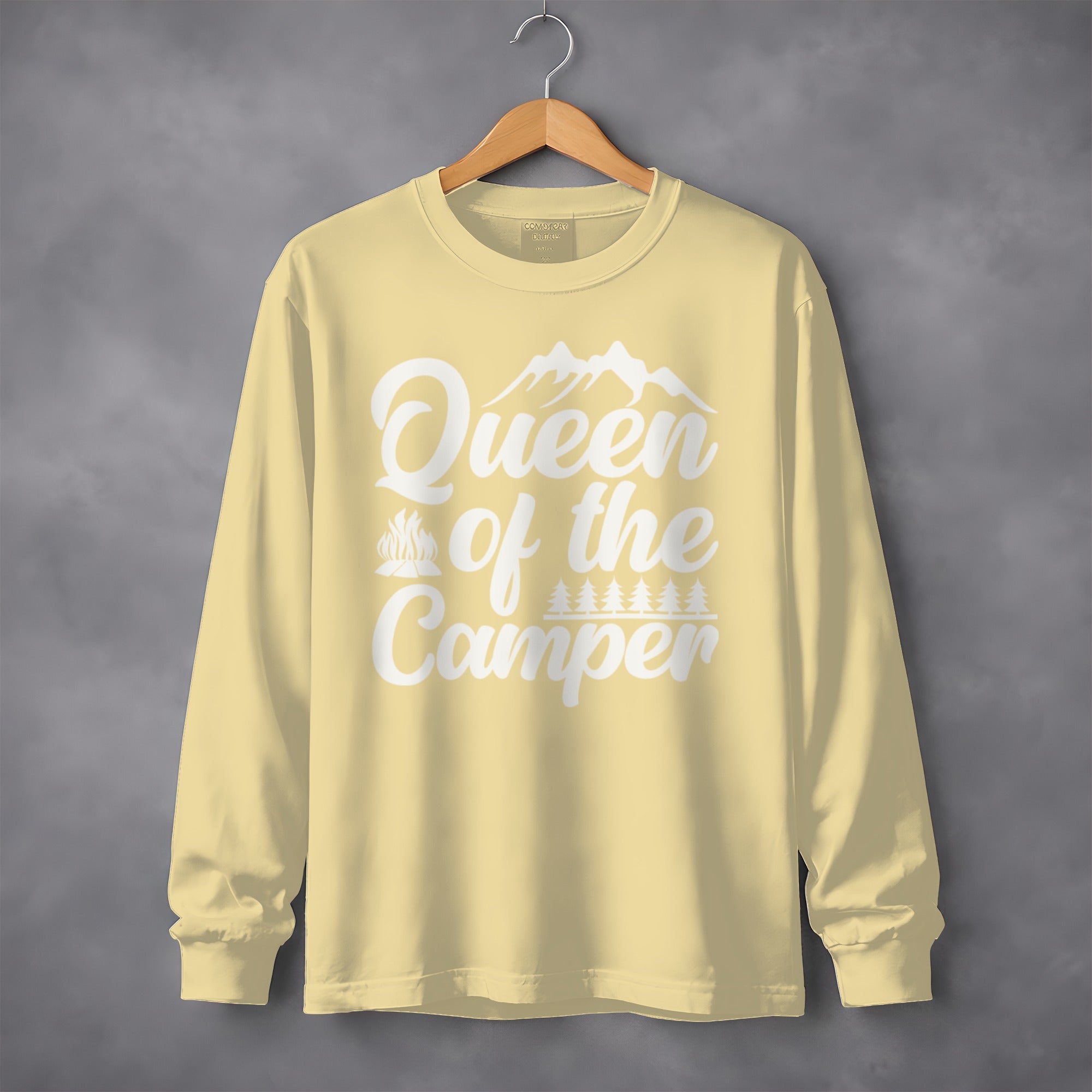 Queen of the Camper Funny Camping Long Sleeve T-Shirt