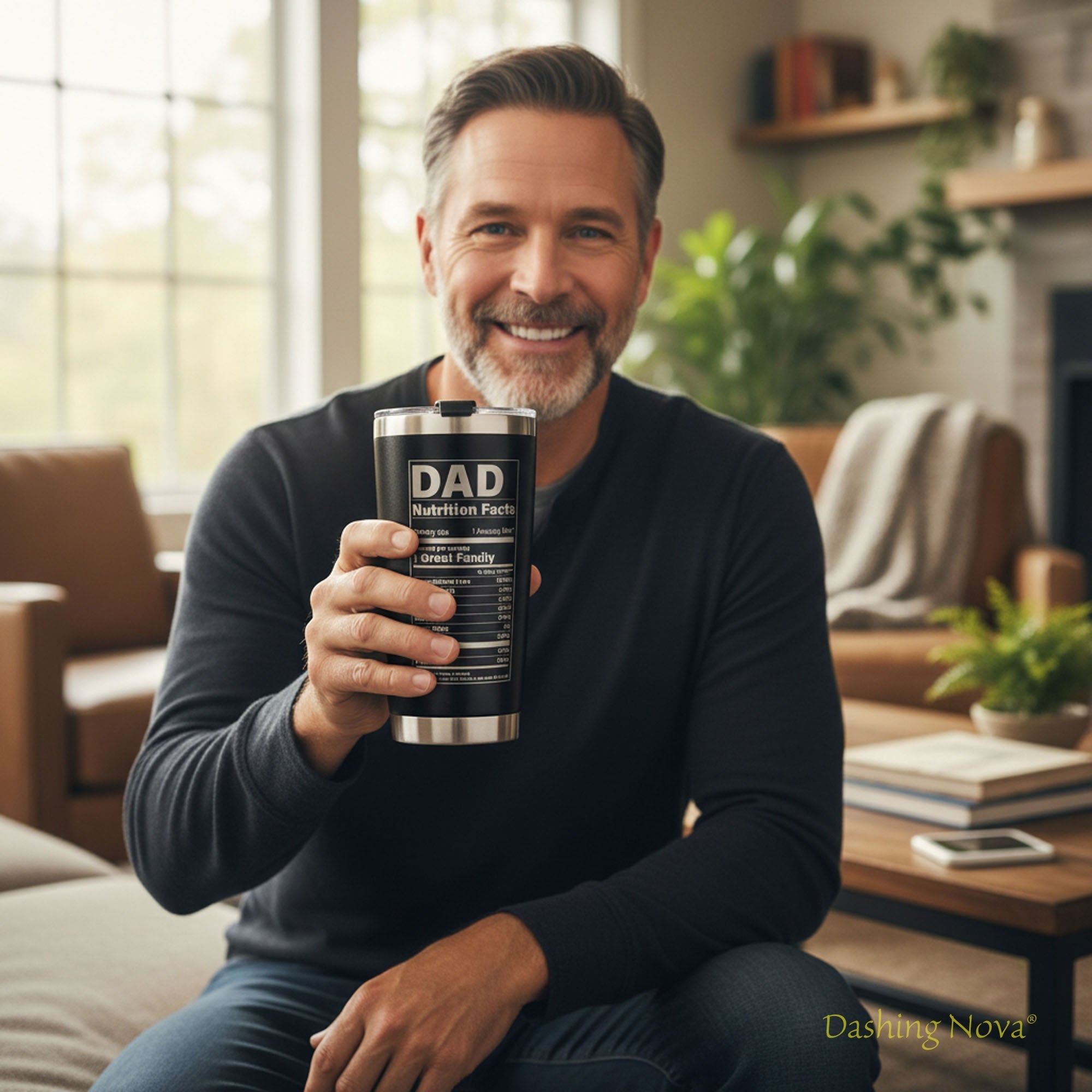 Best Dad Ever Laser Engraved Tumbler - Father's Day & Birthday Gift