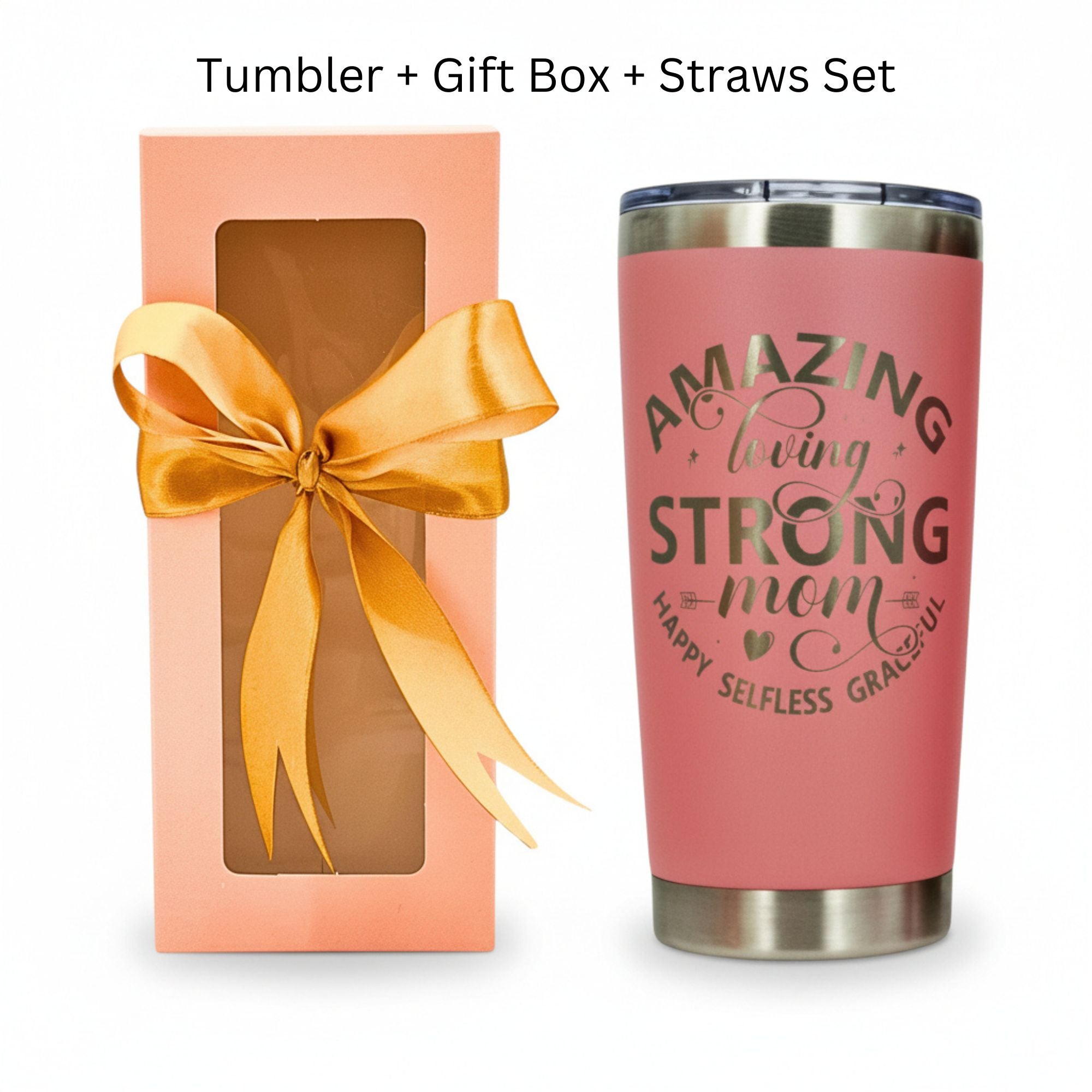 "Beste Mama aller Zeiten" 20oz Becher-Geschenkset für Muttertag & Geburtstag