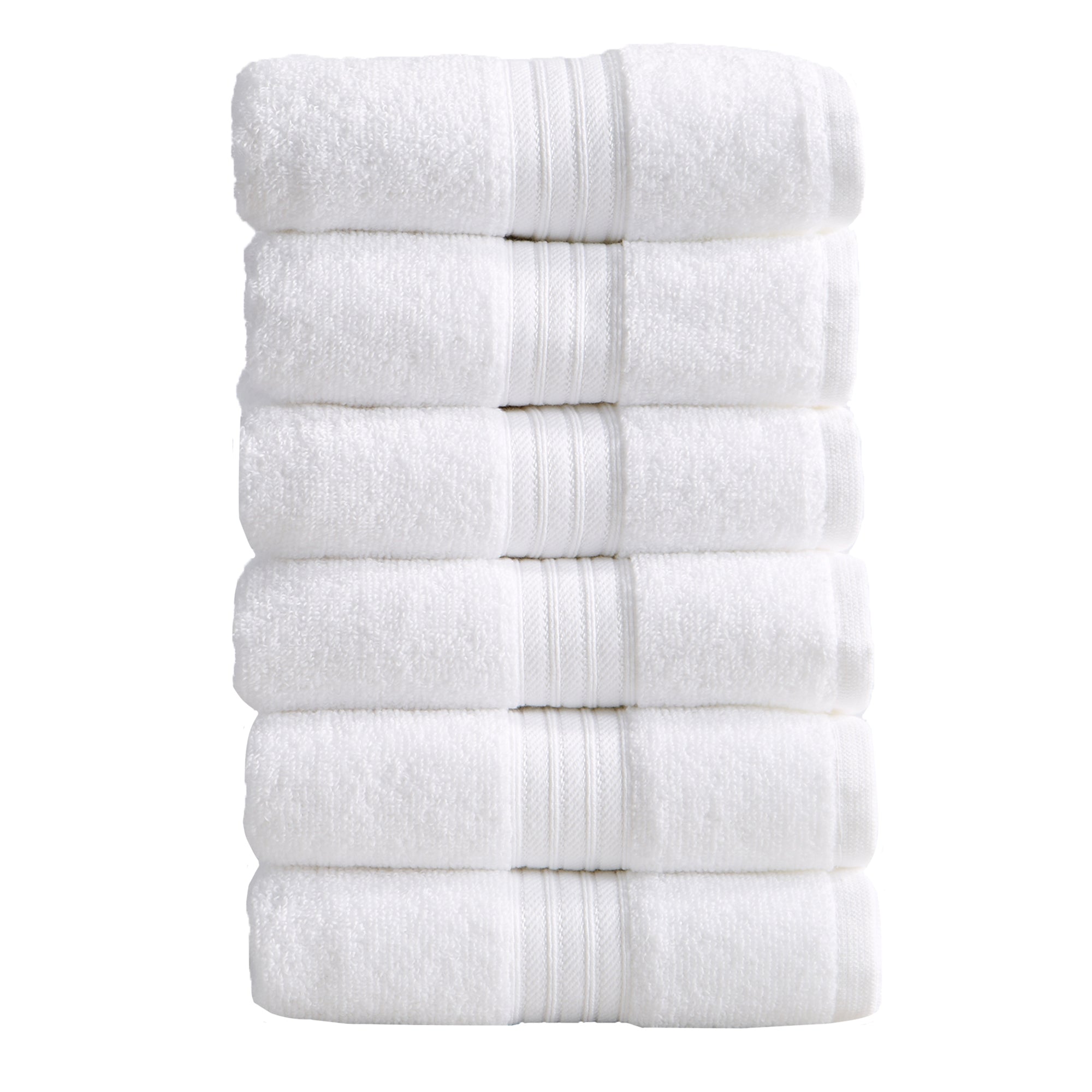 Feather Spun Cotton Bath Towels — Soft, Quick-Dry & Lightweight | Classic Bordered Style
