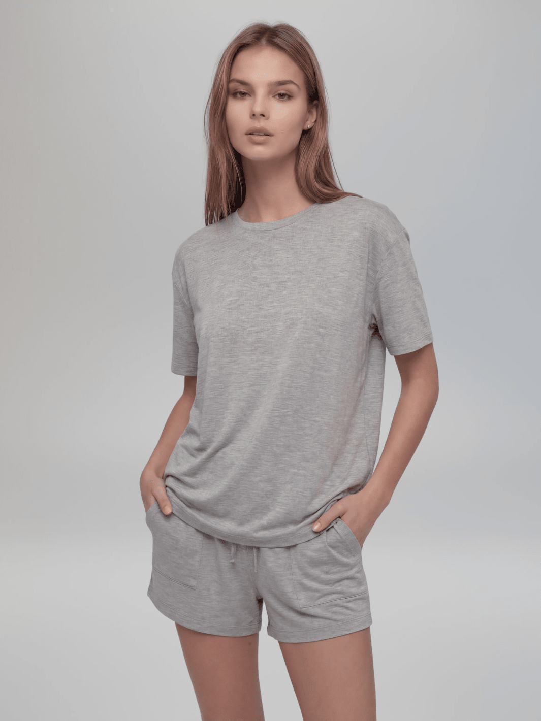 Butterweiches Modal Schlafanzug-Shorts-Set – Atmungsaktives, entspanntes Lounge-Set