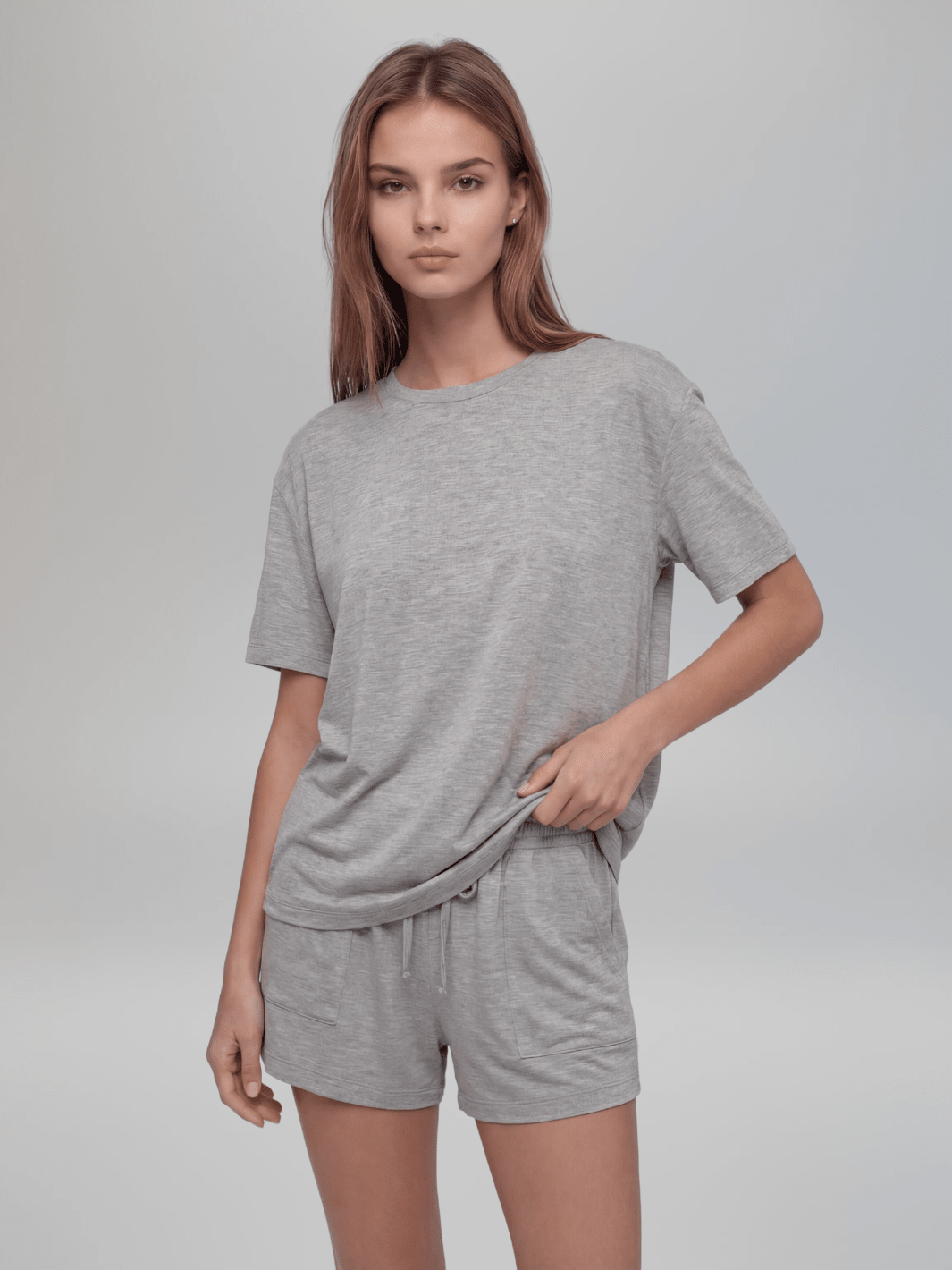 Butterweiches Modal Schlafanzug-Shorts-Set – Atmungsaktives, entspanntes Lounge-Set
