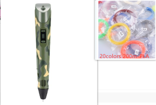 3D Printing Pen for Kids — 2nd Generation Graffiti Art Pen with PLA Filament