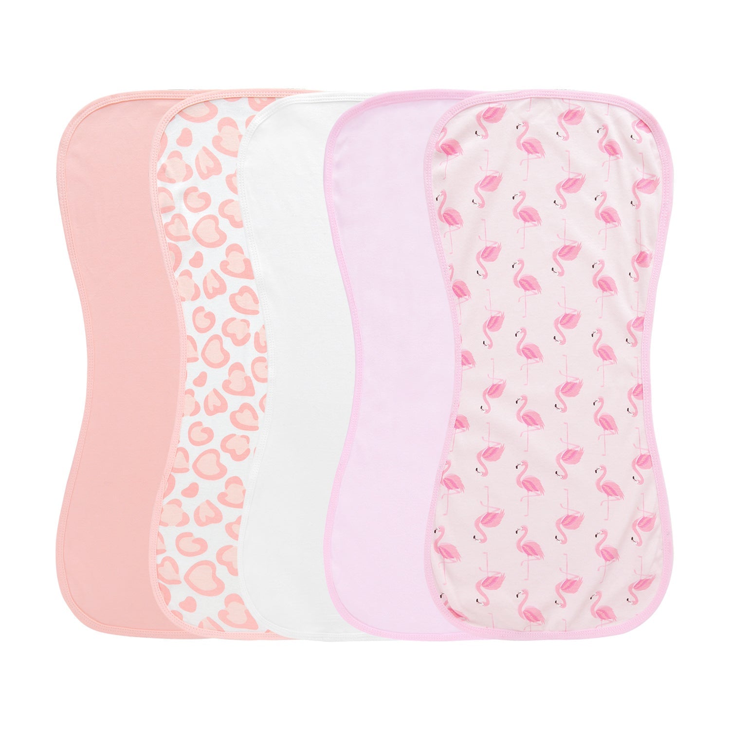 Cotton Burp Cloth Bibs