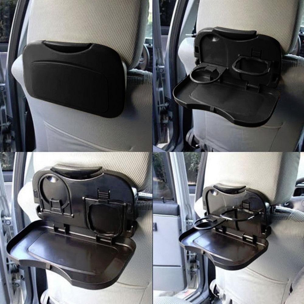Car Steering Wheel Desk Tray – Portable Laptop, Food & Drink Holder for Travel