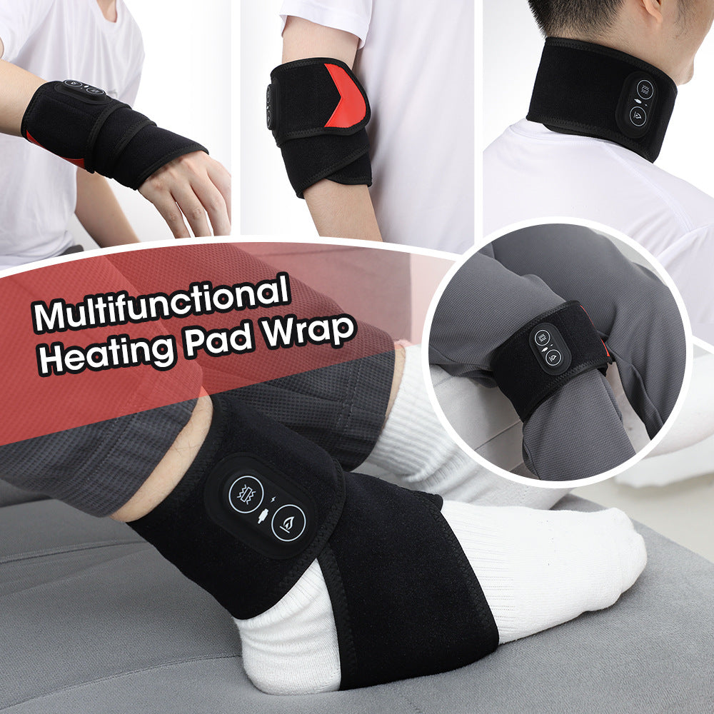 Tri-Action Wrist Recovery System – Red Light Therapy, Heat & Vibration Massage Wrap