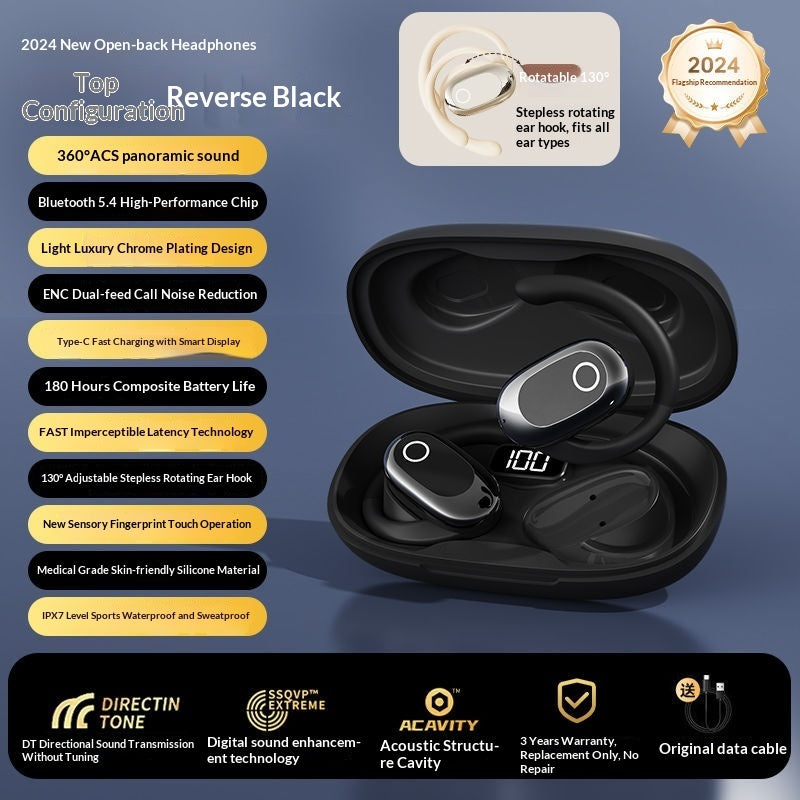 Sport Wireless Earbuds | Waterproof Bluetooth Earbuds with Noise Reduction & Digital Display
