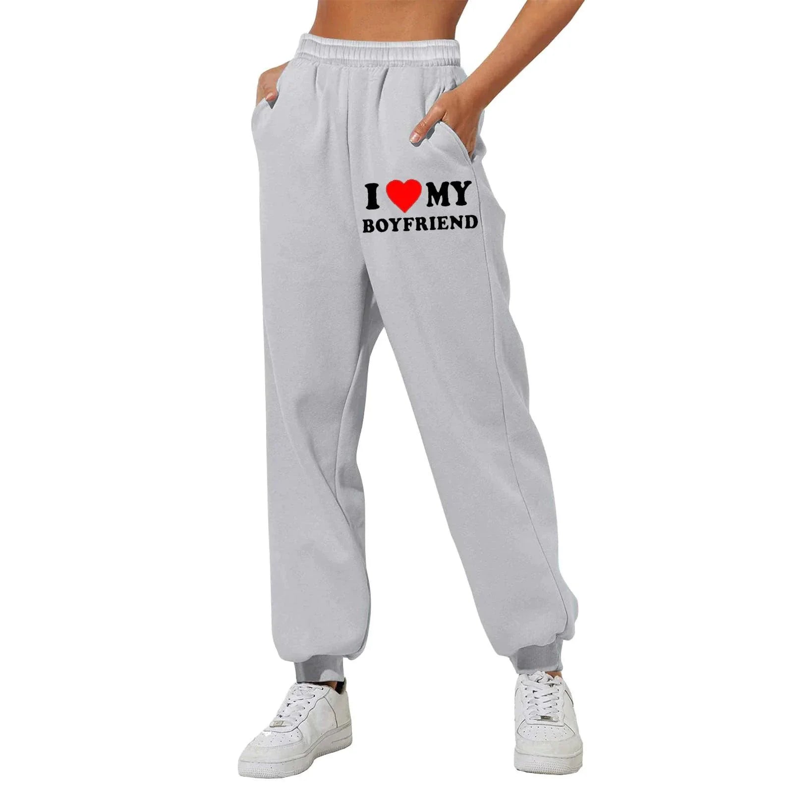 Schicke Hose mit Liebes-Print