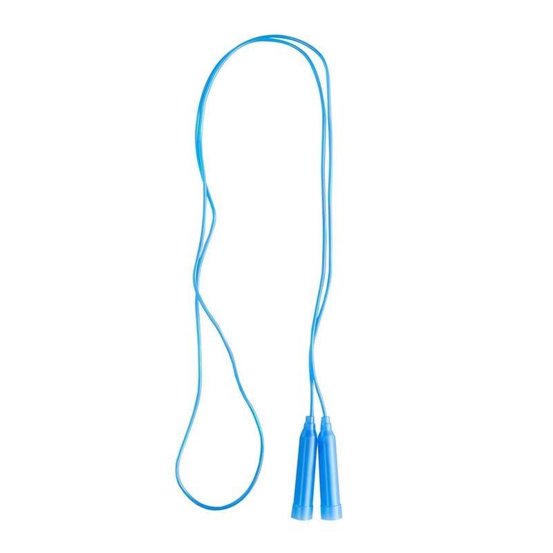 Blue跳绳 on a white background
