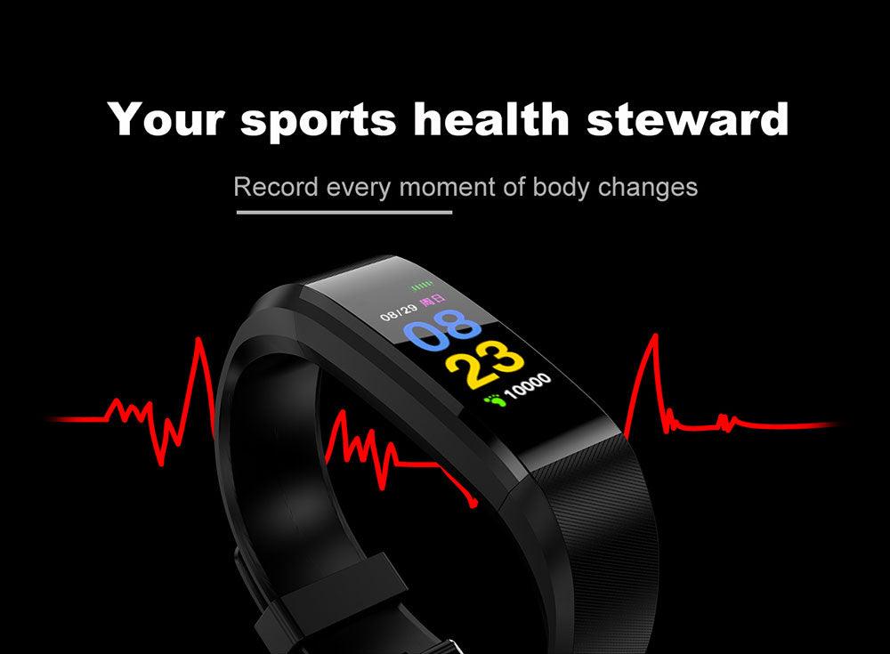 Kids Smart Fitness Watch with Heart Rate Monitor, Sleep Tracker & Call Alerts — Waterproof, Boys & Girls