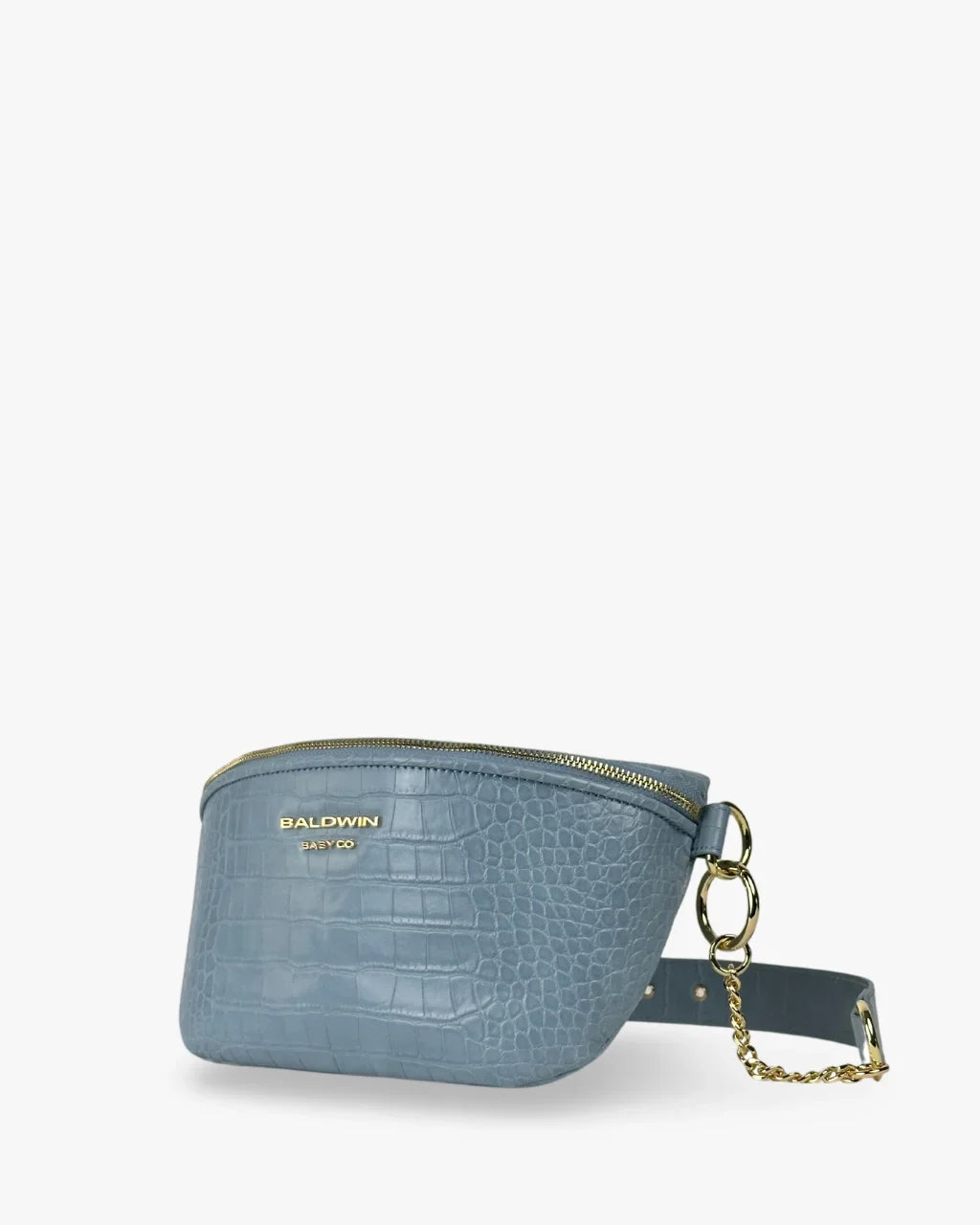 Ono Crossbody Belt Bag – Vegan Leather Crocodile Texture