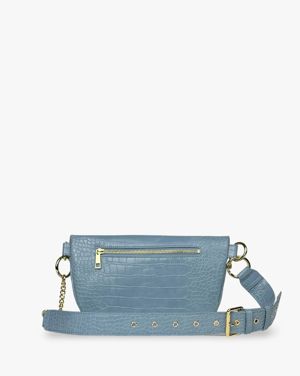 Ono Crossbody Belt Bag – Vegan Leather Crocodile Texture