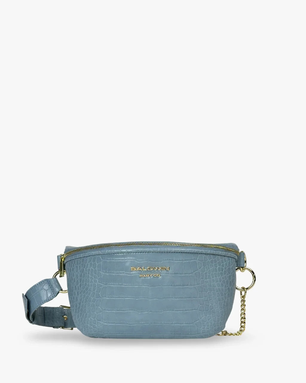 Ono Crossbody Belt Bag – Vegan Leather Crocodile Texture
