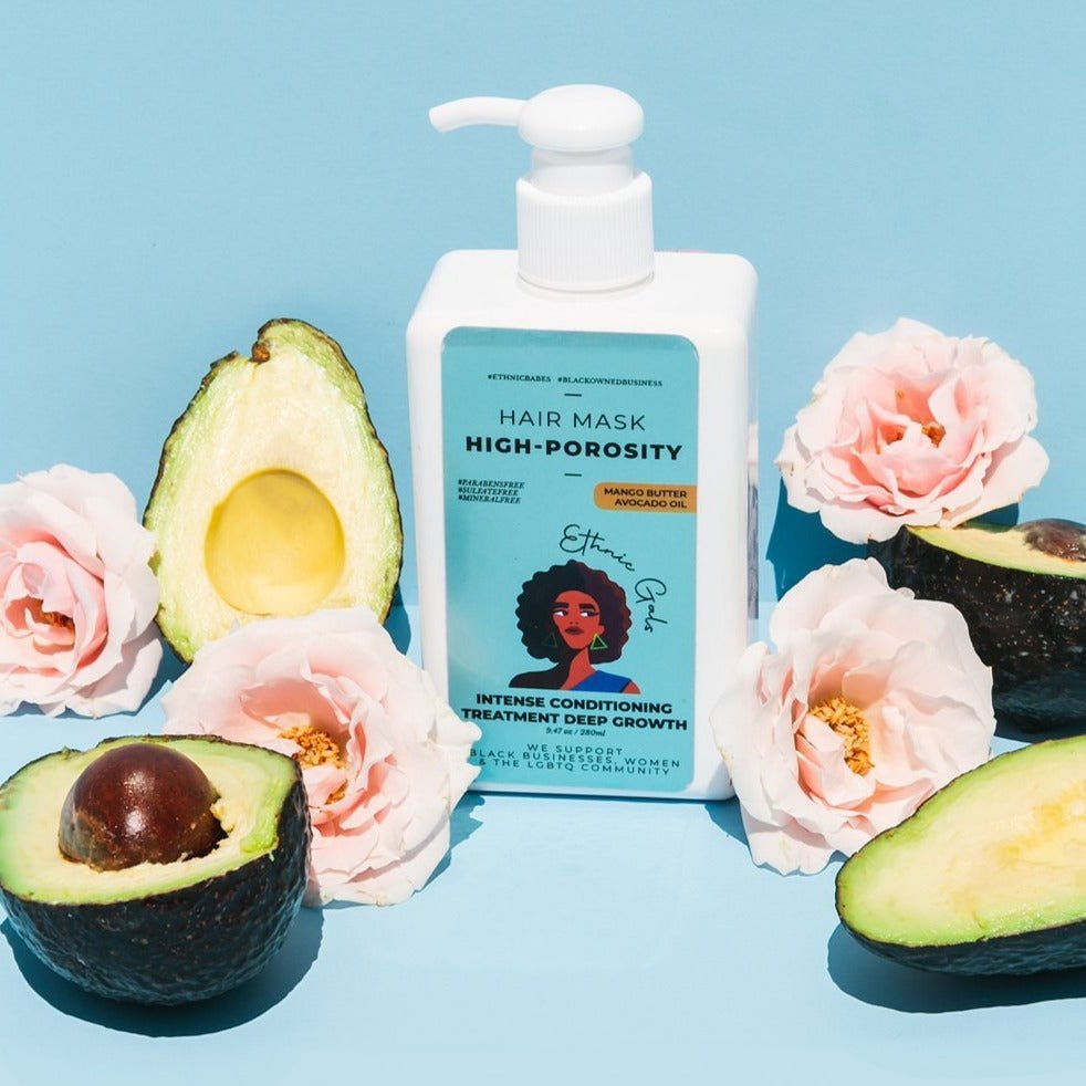 High Porosity Deep Conditioning Hair Mask | Avocado, Mango & Baobab Oil