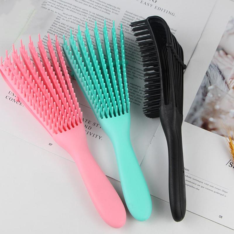 Ethnic Gals Hair Scalp Massage Detangling Brush | Afro & Curly Hair