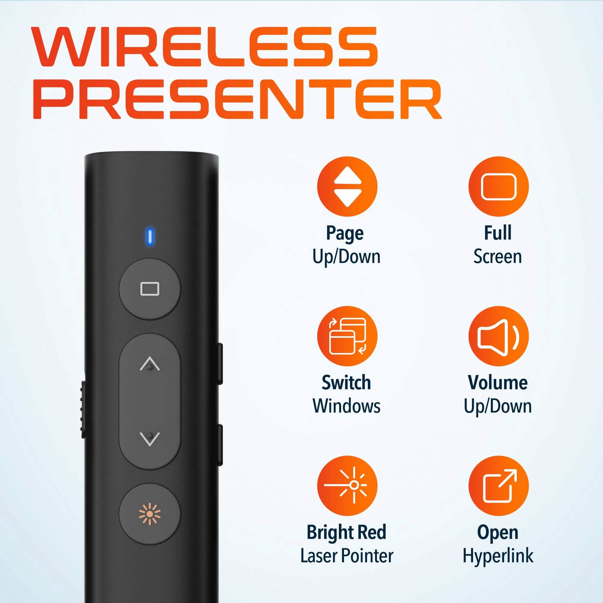 Delton LP21 Wireless Laser Pointer Presenter Remote