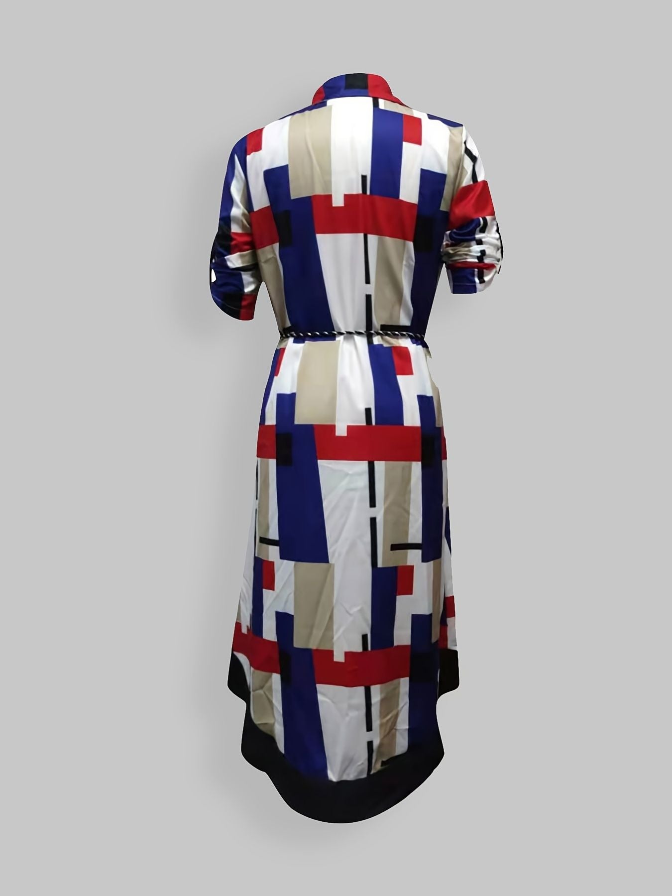 Elegant Ditsy Floral Maxi Dress – High Waist Slim Fit Summer Dress for Women