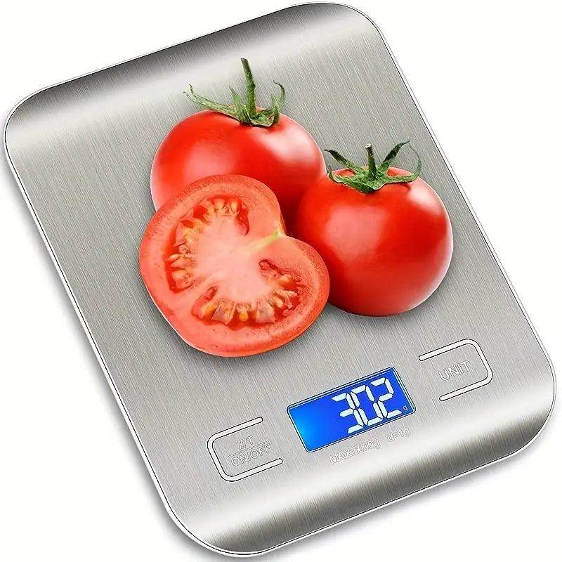 SmartFusion Digital Kitchen Scale | Stainless Steel, LCD Display, Precise Measurements