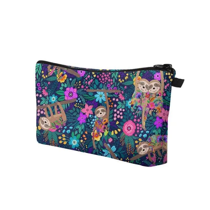 Cute Sloth Cartoon Pencil Case | Large Capacity Zipper Pouch for Students