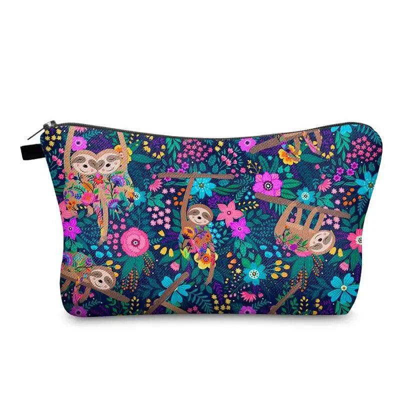 Cute Sloth Cartoon Pencil Case | Large Capacity Zipper Pouch for Students