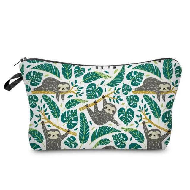 Cute Sloth Cartoon Pencil Case | Large Capacity Zipper Pouch for Students