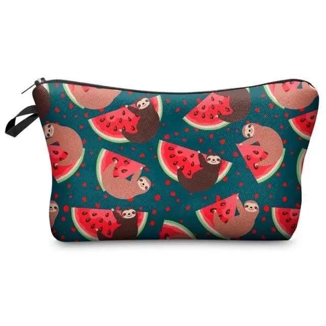 Cute Sloth Cartoon Pencil Case | Large Capacity Zipper Pouch for Students