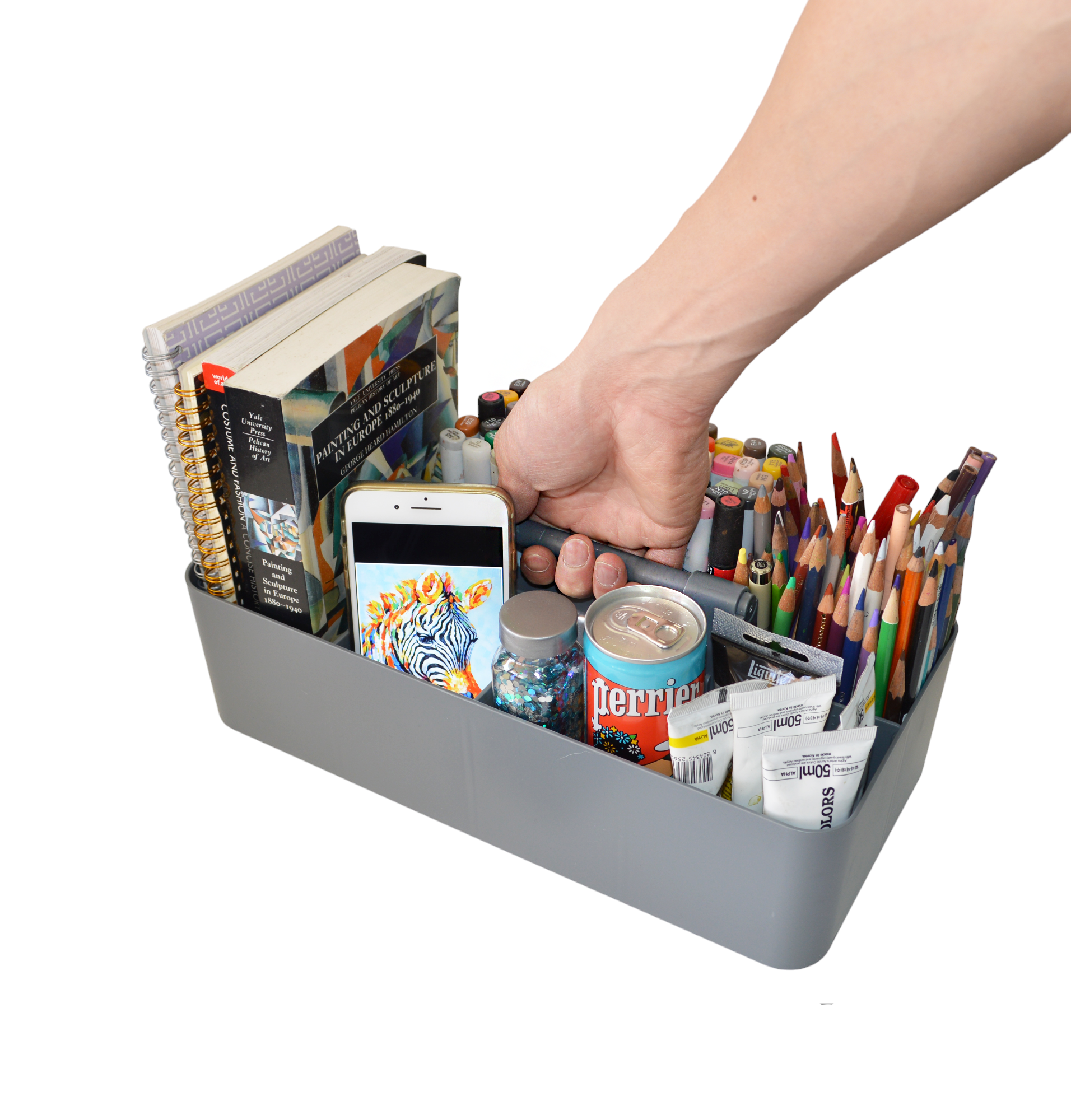 Enjoy Organizer 2-Pack – Portable Caddy with 8 Compartments & DIY Dividers, Made in USA