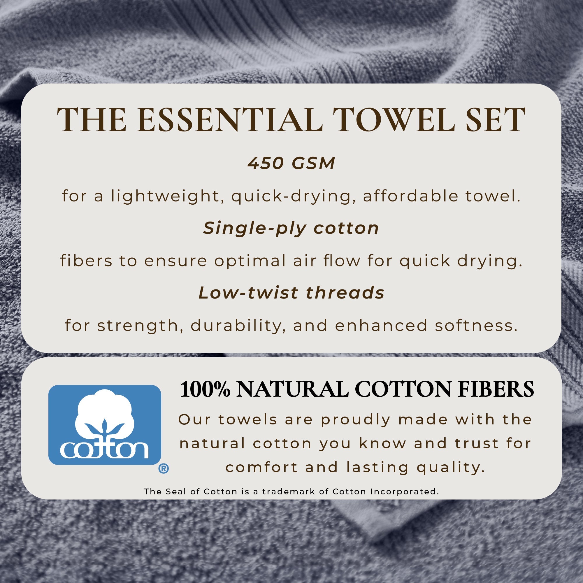 Feather Spun Cotton Bath Towels — Soft, Quick-Dry & Lightweight | Classic Bordered Style