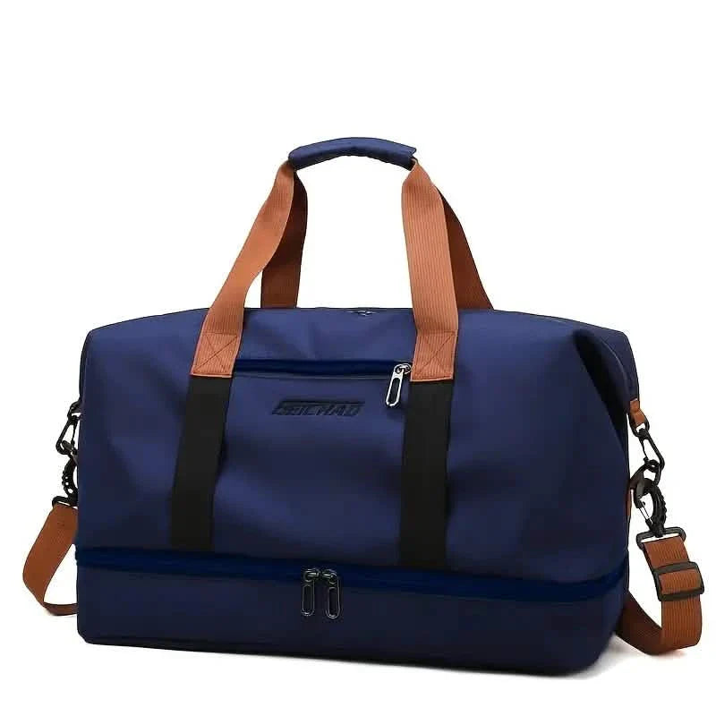 Large Duffel Bag with Shoe Compartment – Foldable & Lightweight