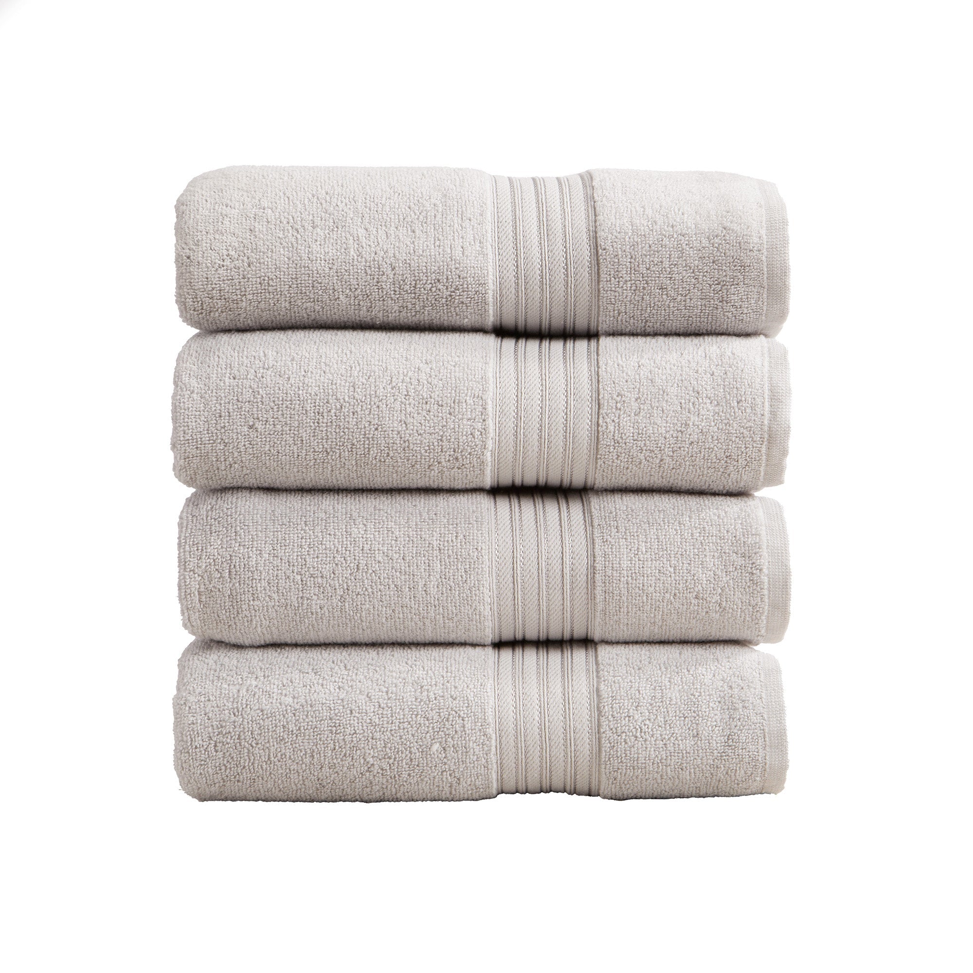 Feather Spun Cotton Bath Towels — Soft, Quick-Dry & Lightweight | Classic Bordered Style
