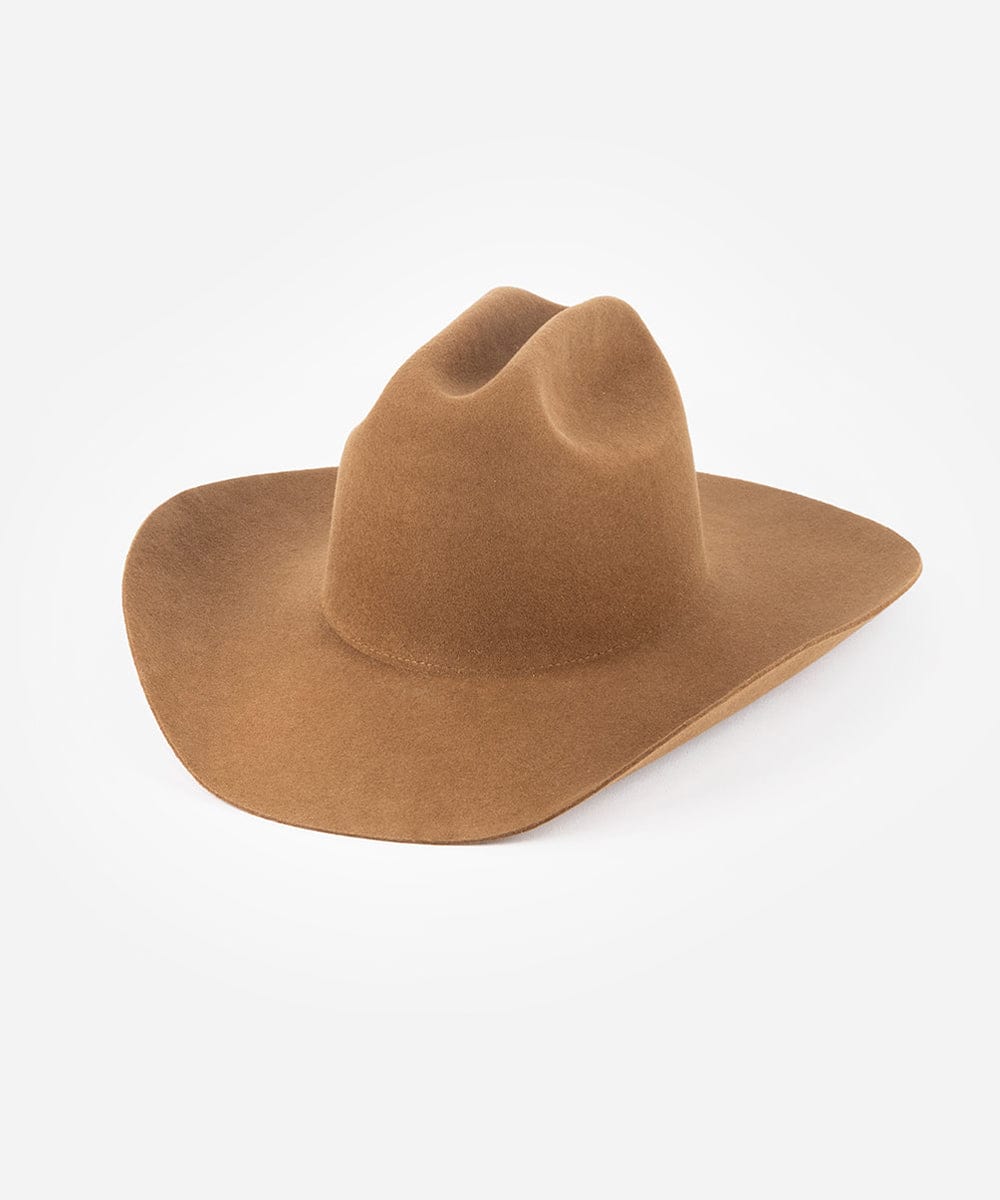 Teddy Cattleman Cowboy Hat – Wide Brim Felt Western Hat for Women