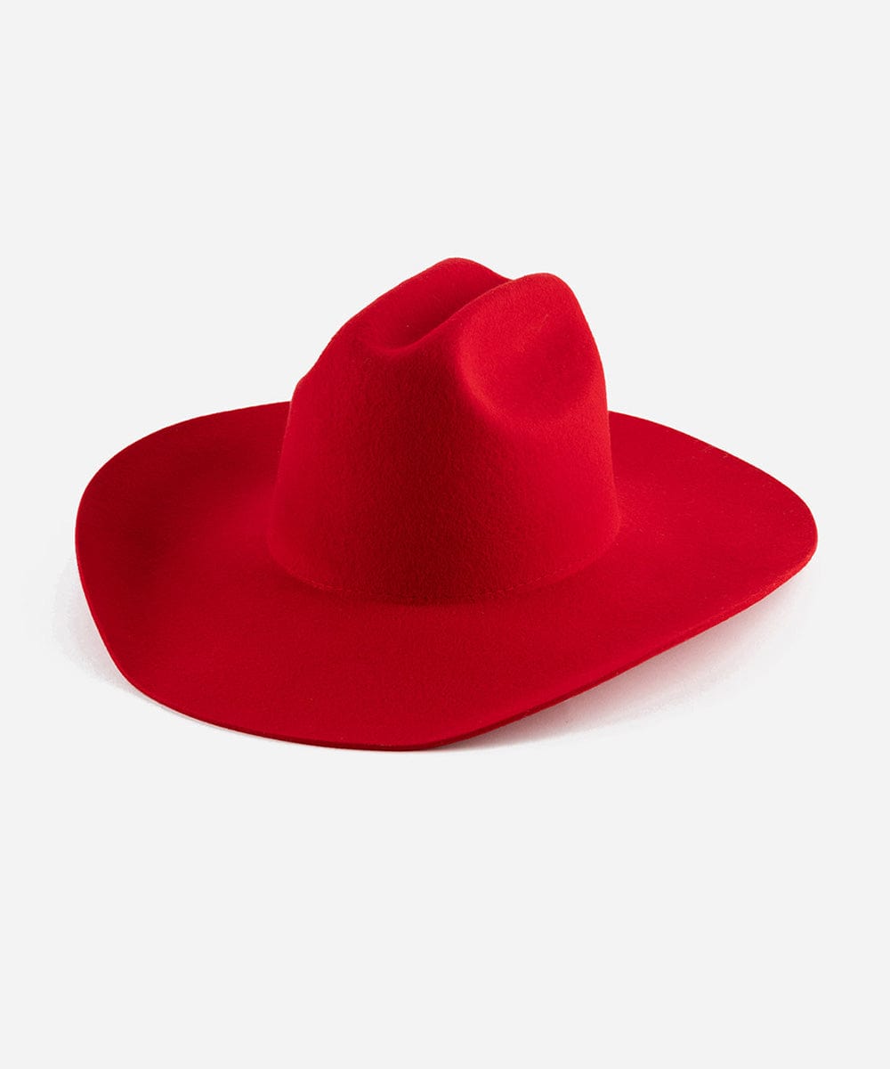 Teddy Cattleman Cowboy Hat – Wide Brim Felt Western Hat for Women