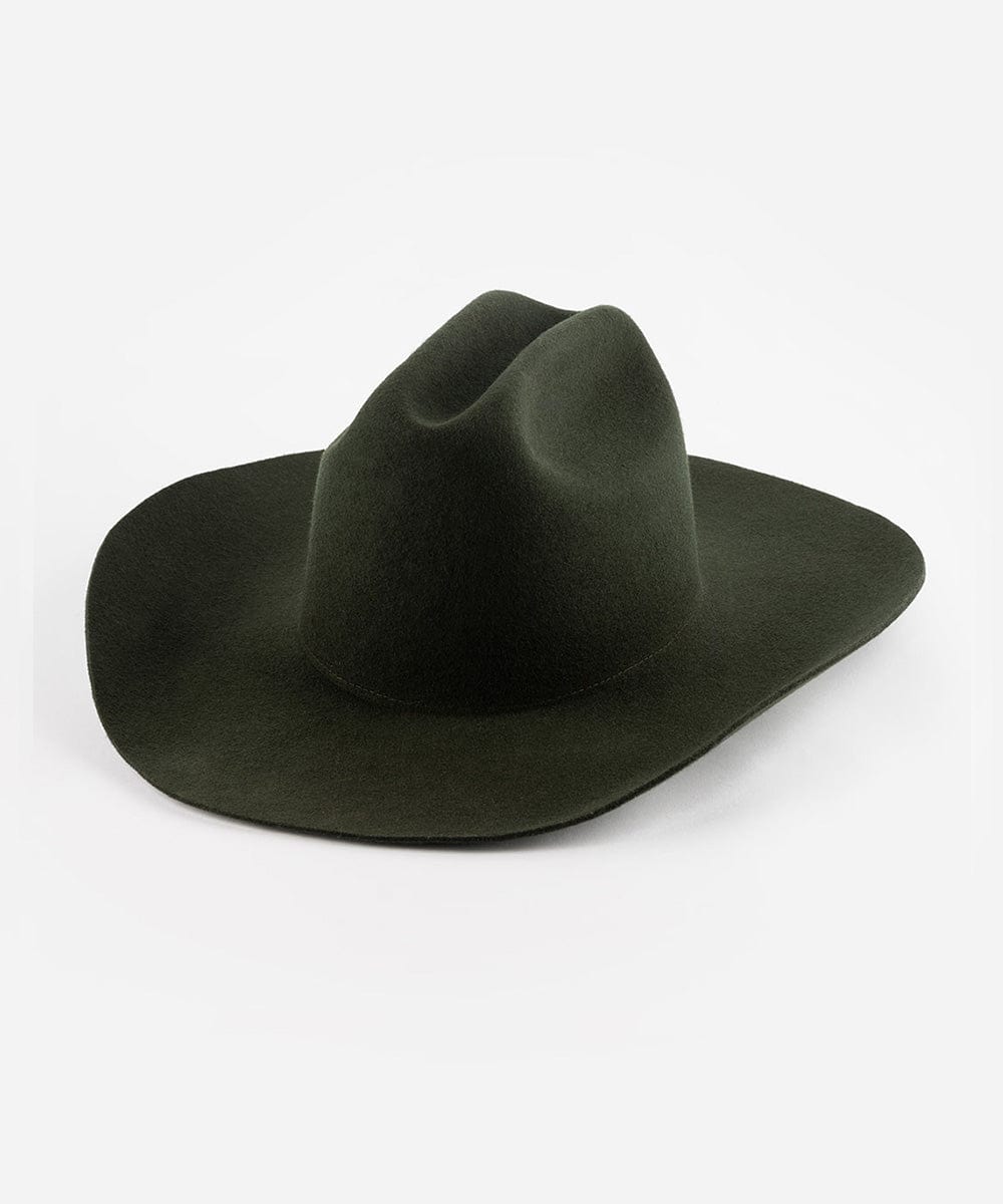 Teddy Cattleman Cowboy Hat – Wide Brim Felt Western Hat for Women