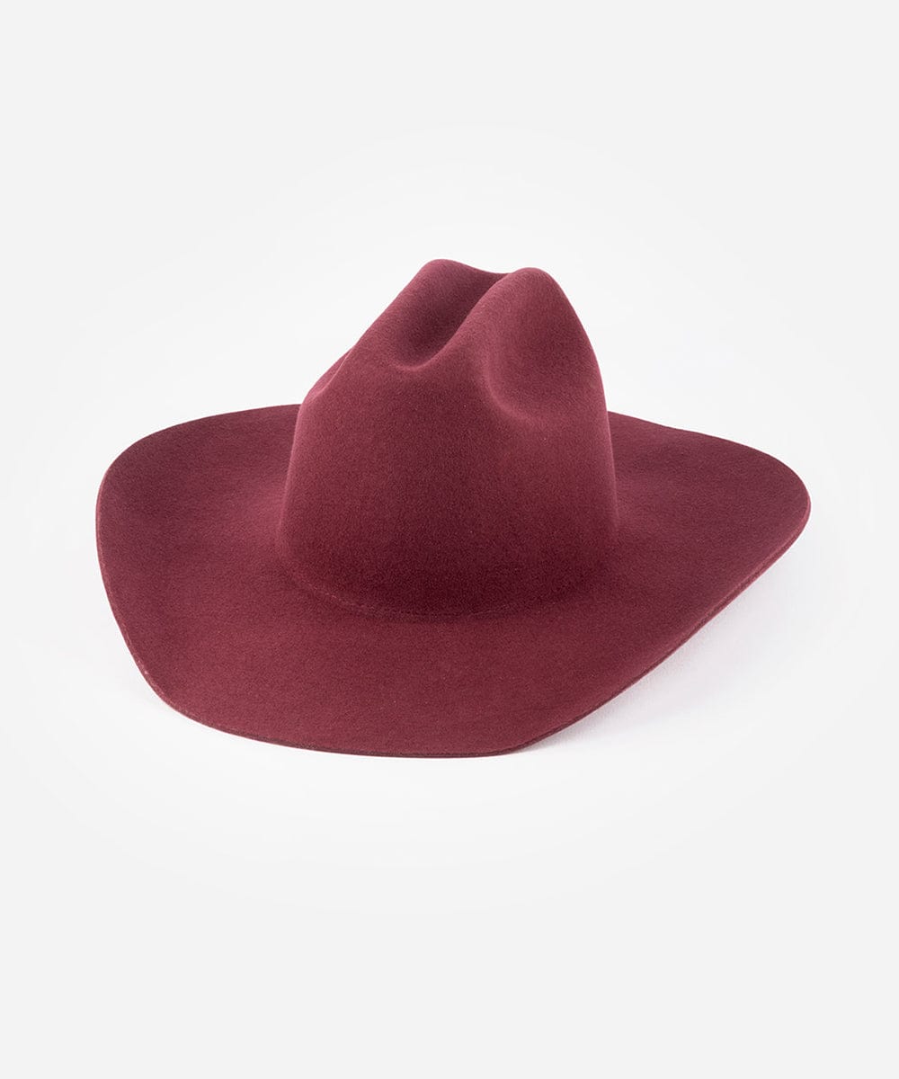 Teddy Cattleman Cowboy Hat – Wide Brim Felt Western Hat for Women