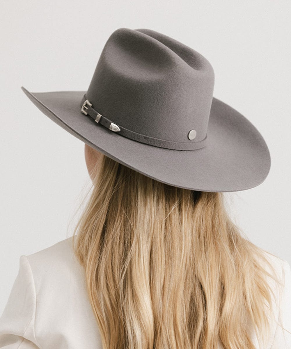 Teddy Cattleman Cowboy Hat – Wide Brim Felt Western Hat for Women