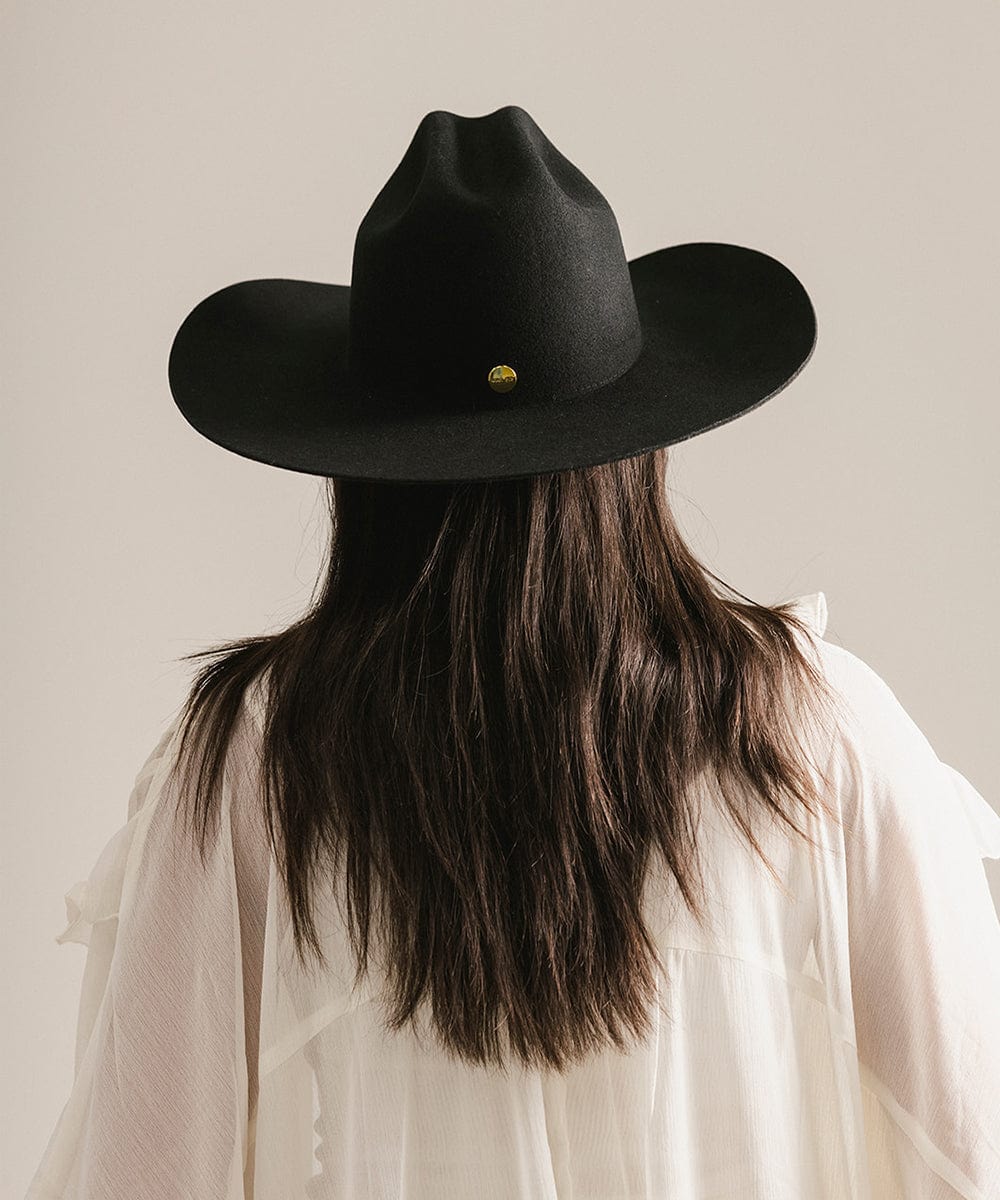 Teddy Cattleman Cowboy Hat – Wide Brim Felt Western Hat for Women