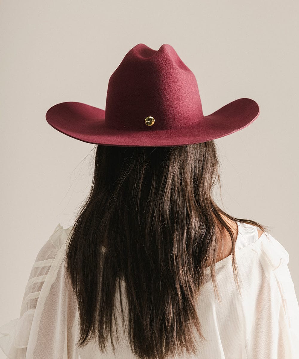 Teddy Cattleman Cowboy Hat – Wide Brim Felt Western Hat for Women