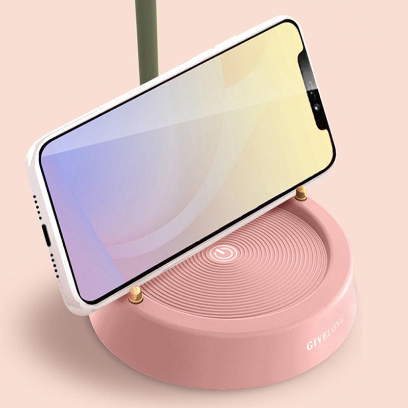 Flower LED Desk Lamp – Touch Dimmable Gooseneck Reading & Bedside Night Light