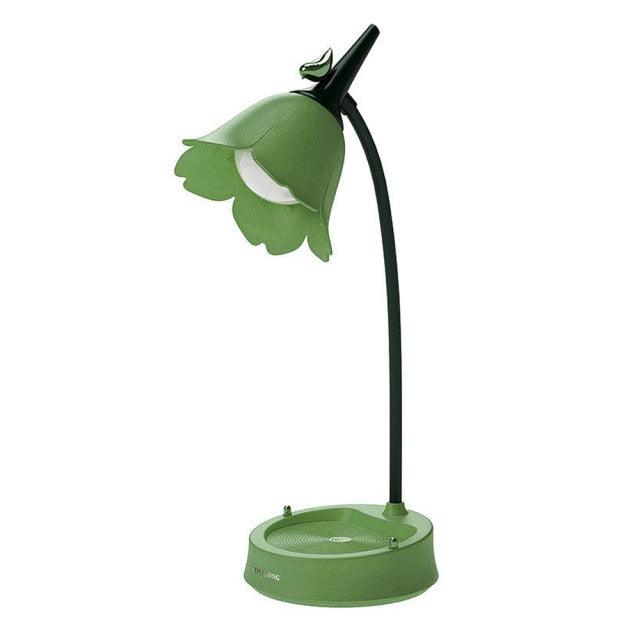 Flower LED Desk Lamp – Touch Dimmable Gooseneck Reading & Bedside Night Light