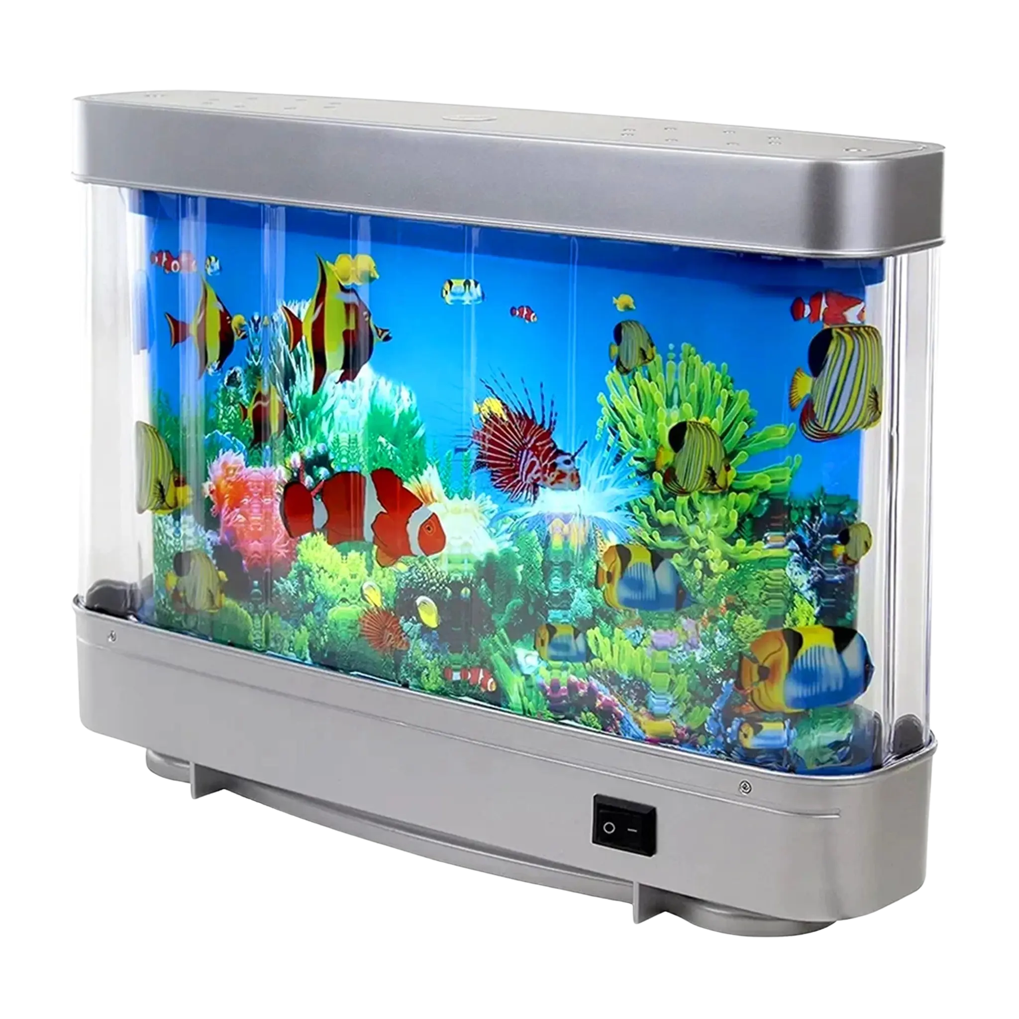 Frutiger Aero Tropical Fish Tank Lamp | Aquatic Room Decor Night Light
