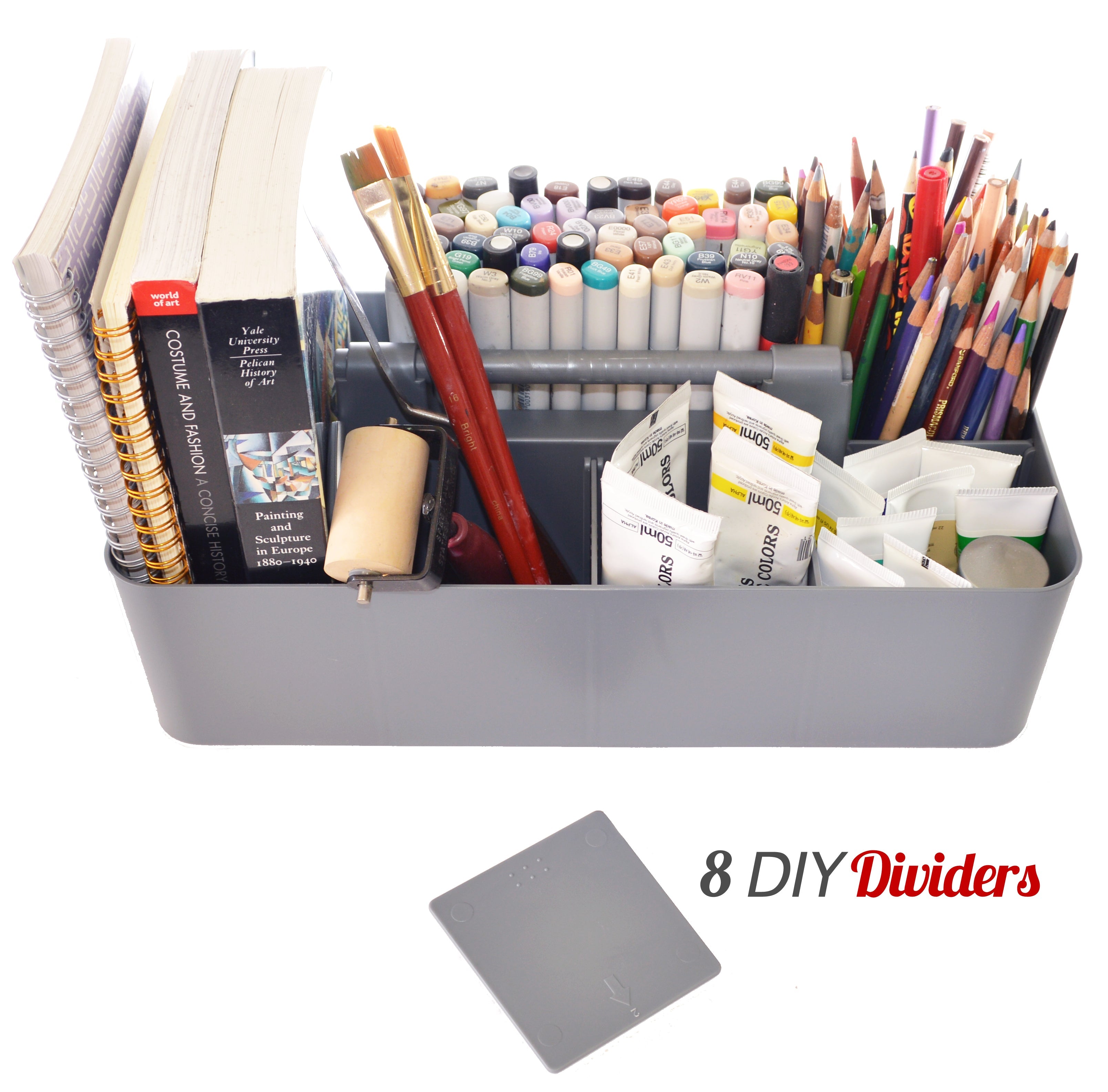 Enjoy Organizer 3-Pack Mix – Portable Caddy with 8 Compartments & DIY Dividers, Made in USA