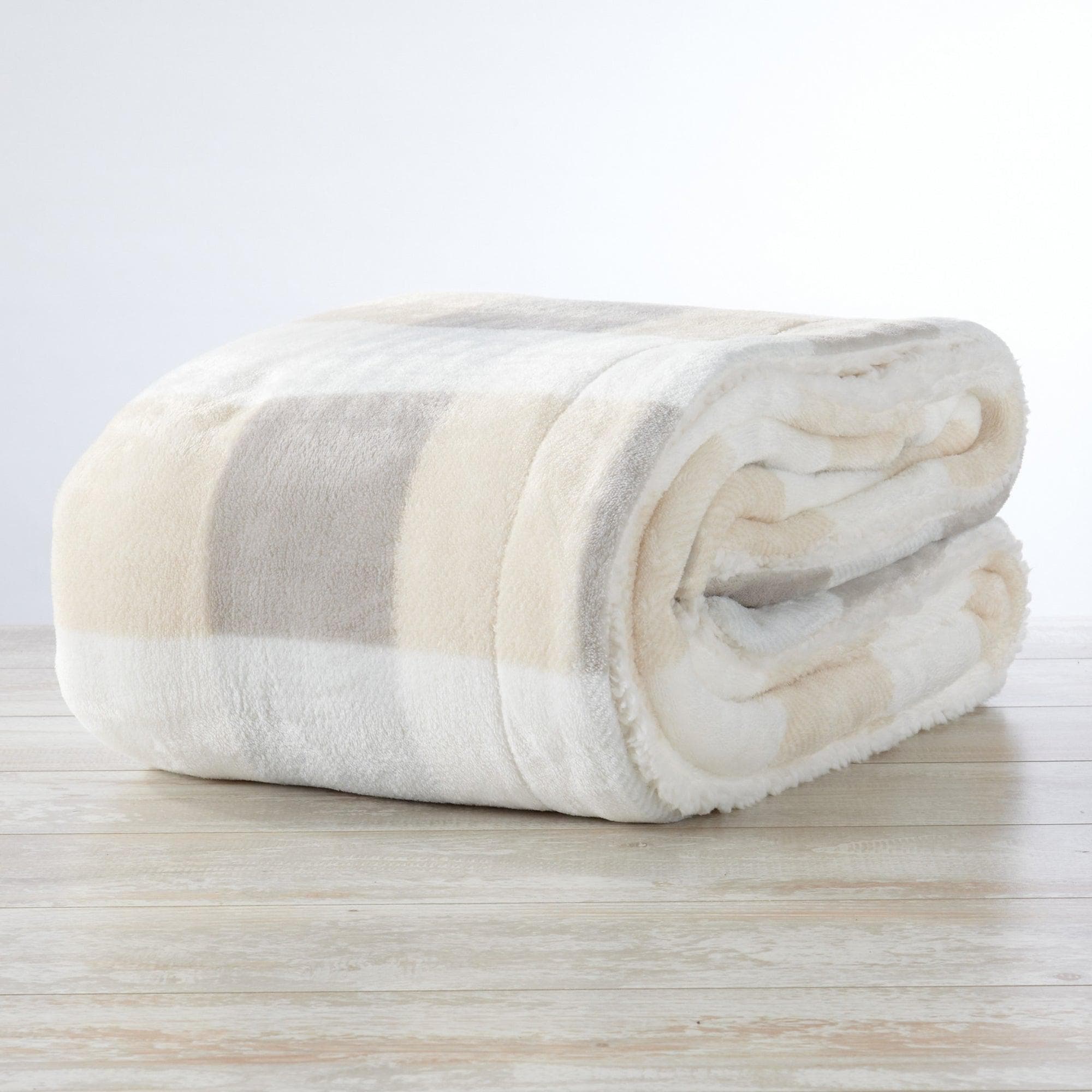 Velvet Plush Sherpa Throw Blanket — Reversible, Soft & Cozy | Multiple Colors & Patterns