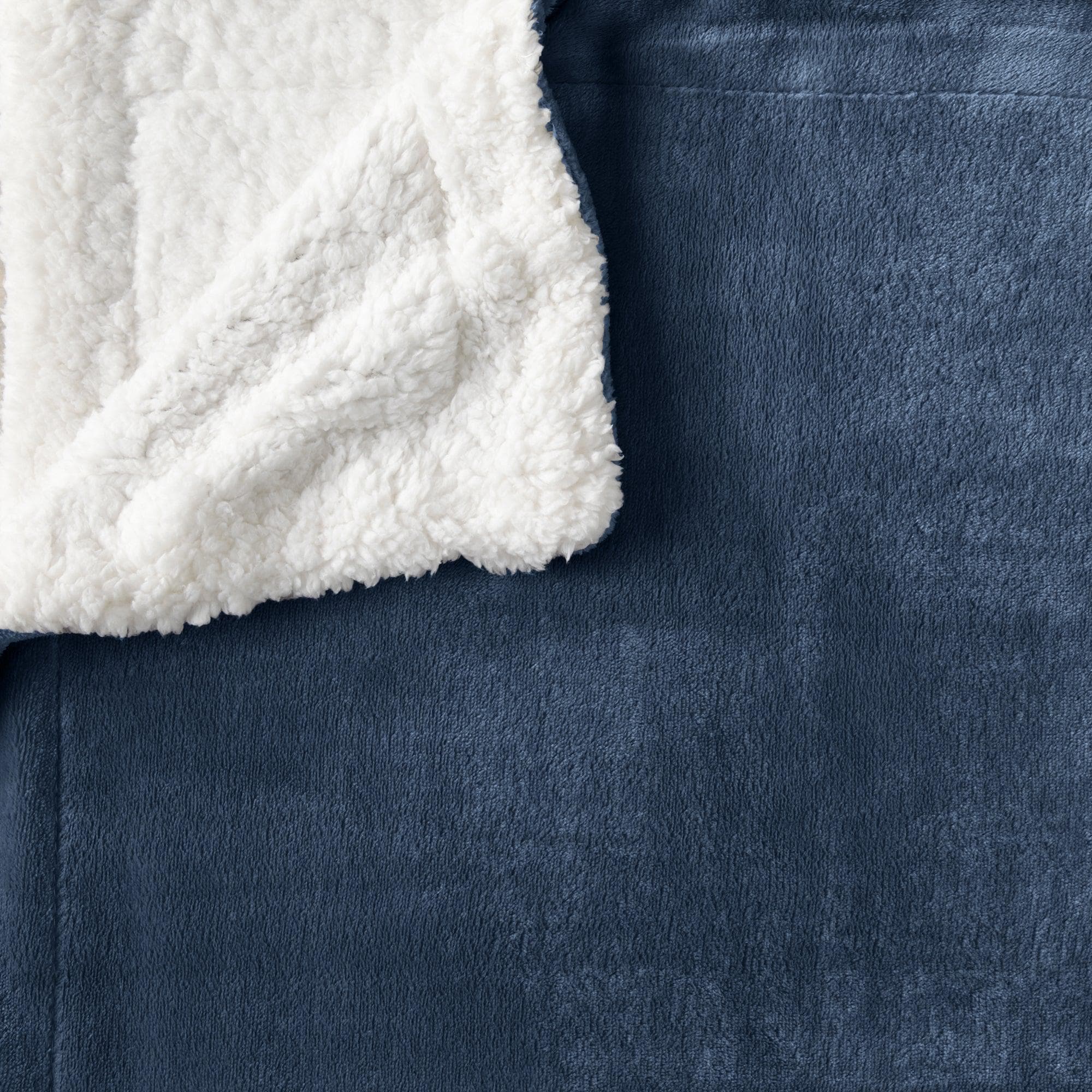 Velvet Plush Sherpa Throw Blanket — Reversible, Soft & Cozy | Multiple Colors & Patterns