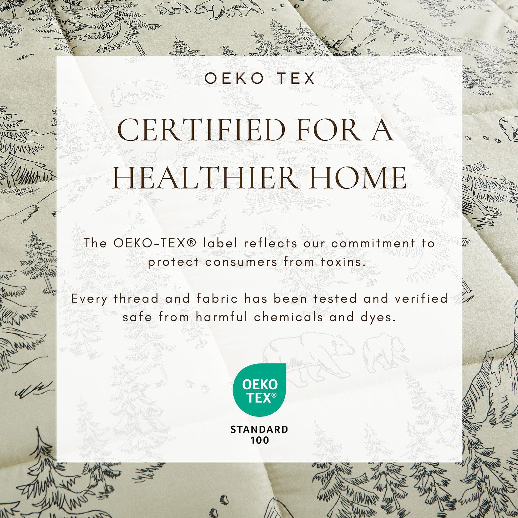Reversible Comforter Set — Brushed Microfiber, Down Alternative Fill | Two Looks in One