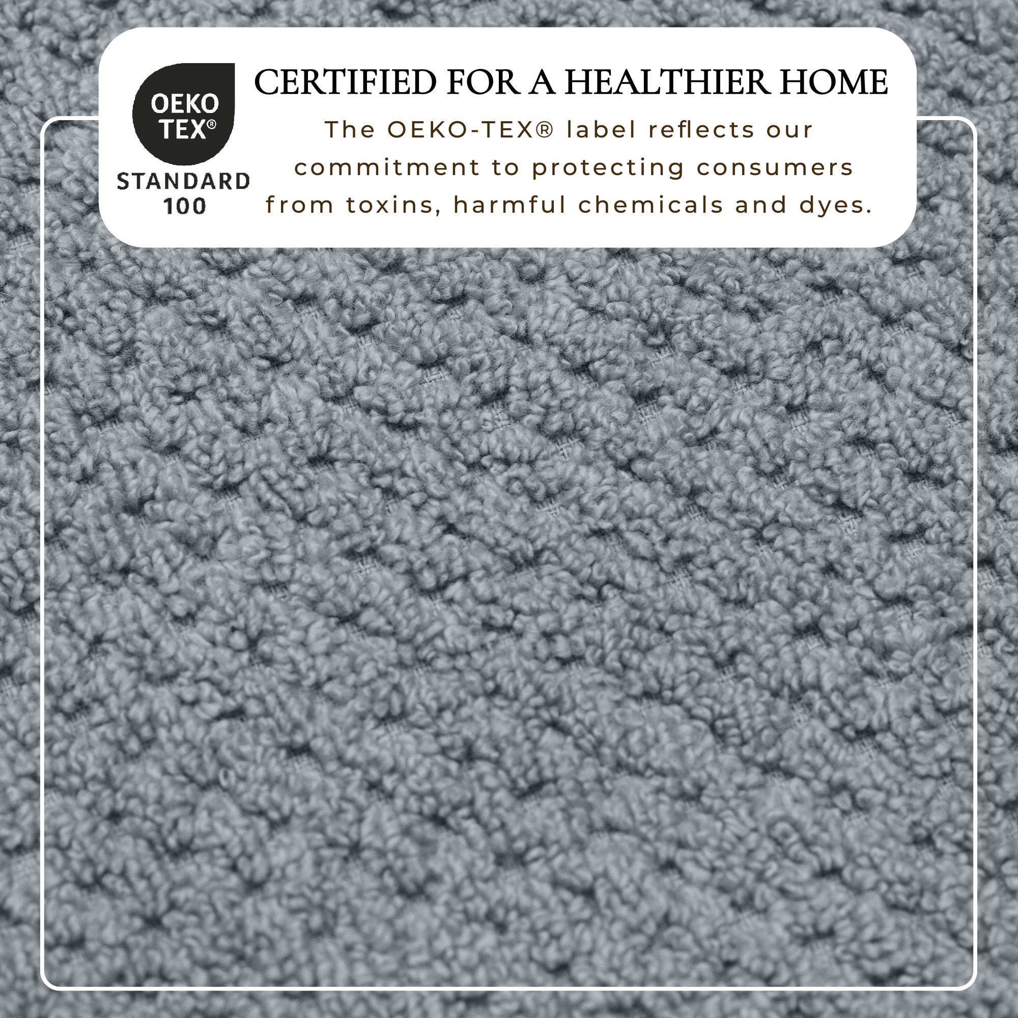 Checkered Jacquard Bath Towel Set — Modern Woven Texture | Solid Color